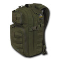 Molle Military Backpack Rucksack Tactical Outdoor Camping Hiking Water Resistant-Olive Drab-