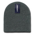 Decky Soft Beanies Gi Cuffless Watch Hats Caps Ski Skull Warm Winter-Heather Charcoal-