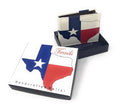 100 LOT Printed Designs Bifold Wallets In Gift Box Cash Card Id Slots Mens Womens Youth Wholesale-TEXAS FLAG-