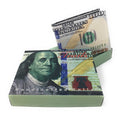 100 LOT Printed Designs Bifold Wallets In Gift Box Cash Card Id Slots Mens Womens Youth Wholesale-US 100 DOLLARS-