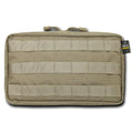 RAPDOM 10X6 Molle Utility Storage Pouch Horizontal Tactical Gear Military-khaki-