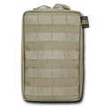 RAPDOM 6X10 Utility Pouch Vertical Tactical Gear Military-khaki-