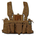 RAPDOM Heavy Duty Molle Webbing Rig Vest Military Army Law Enforcement-Coyote-