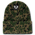 Rapid Dominance Military Camouflage Cuffed Beanies Knit Winter Watch Caps Hats-Woodland Digital-