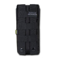 RAPDOM Molle Water Pouch Hiking Hunting Boating Climbing Games Survival Kit-Black-