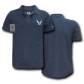Rapid Choice Polo Lightweight Military Air Force Marine Navy Army T-Shirts Tees-Air Force - Navy-Regular-Small