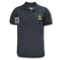 Rapid Choice Polo Lightweight Military Air Force Marine Navy Army T-Shirts Tees-Army - Black-Regular-Small