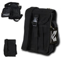 Rapid Dominance Cotton Canvas Travel Portfolio Bags Backpack Luggage-Black-