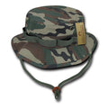 Rapid Dominance Ripstop Boonies Bucket Military Fishing Hunting Cotton Hats Caps-Woodland Camo-Small (6 7/8 - 7)-