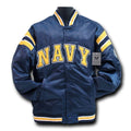Rapid Dominance Satin Military Coach`S Jacket Hoodie Navy Air Force Army Marines-Navy - Navy-Regular-X-Large