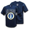 Rapid Dominance Military Air Force Marine Navy Army Law Enforcement T-Shirts Tees-Air Force - Navy-Regular-Small