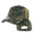 Rapid Dominance Relaxed Cotton Military Vintage Washed Polo Camo Camouflage Baseball Hats Caps!-Woodland Digital Camo-