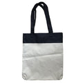 Reusable Grocery Shopping Totes Bags Travel Gym Sports Plain 14X15-Natural/Black-