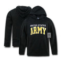 US Military Air Force Army Marines Coast Guard Navy Pullover Hoodie Sweatshirt-S46-ARMY-BLACK-Regular-Small