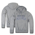 US Military Air Force Army Marines Coast Guard Navy Pullover Hoodie Sweatshirt-S46 - COAST GUARD - HEATHER GREY-Regular-Small