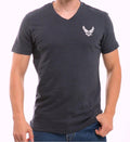 Rapid Dominance US Patriotic Military V-Neck Army Air Force Coast Guard Marines Navy T-Shirts-Air Force - Navy-Regular-Small