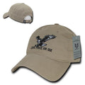 USA American Flag United We Stand Gadsden Baseball Dad Caps Hats Cotton Polo-A03-Khaki -Live Free or Die-