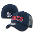 Rapid Dominance USA Military Law Enforcement Flexfit Fitted Embroidered Baseball Dad Caps Hats-Coast Guard - Navy-S/M-