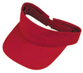 Visors Sun Plain Hat Sports Cap Cotton Golf Tennis Beach Summer Women Men Kids-RED-