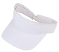 Visors Sun Plain Hat Sports Cap Cotton Golf Tennis Beach Summer Women Men Kids-WHITE-
