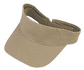 Visors Sun Plain Hat Sports Cap Cotton Golf Tennis Beach Summer Women Men Kids-KHAKI-