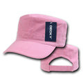 Decky Washed Gi Cotton Army Gi Military Bdu Cadet Castro Vintage Caps Hats-Pink-