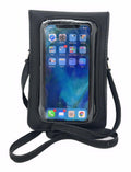 Women'S Crossbody Phone Purse Clear Touchscreen Window Wallet Pouch Case Strap-Black-