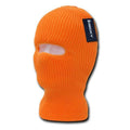 Youth Kids Girls Boys Balaclava Beanies Neon Fluorescent Ski Eye Hole Face Mask-Neon Orange-