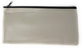 Zippered Bank Bags Deposit Carry Pouch Purse Coins Safe Money Organizer 11 X 5.5-Gray-